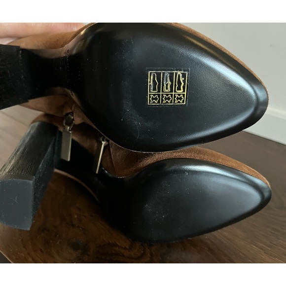 Saint Laurent Suede Booties - sz 5 - Picture 4 of 6